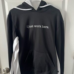 Augusta Sportswear Black and White Hoodie